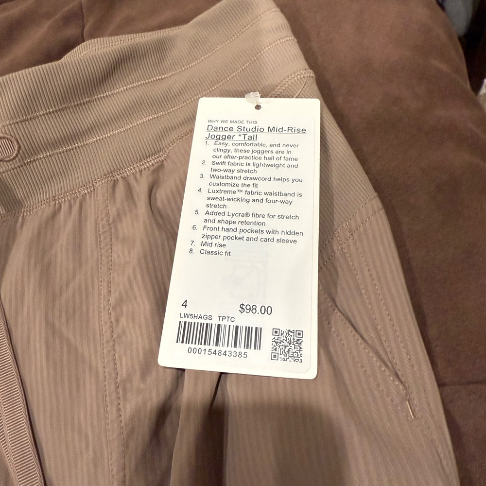 lululemon athletica Women’s Dance Studio Mid-Rise Jogger - Tan